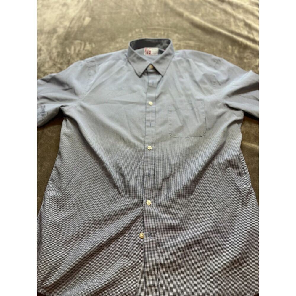 Chick-Fil-A Button‎ Up Shirt Team Style Oobe Black Gingham Check Size Large